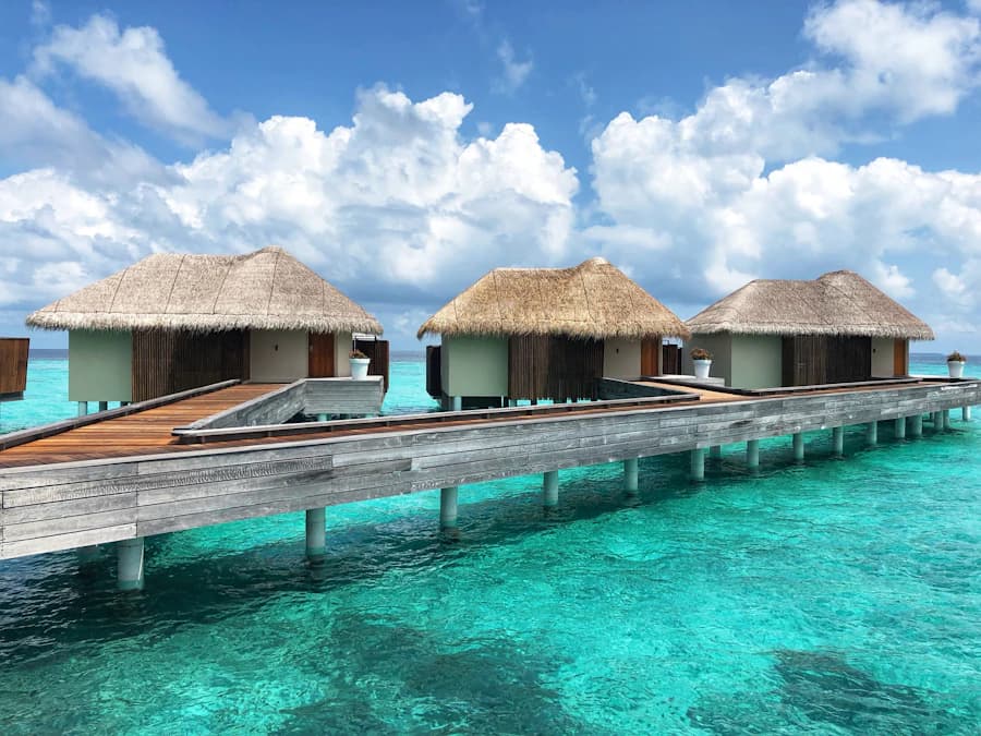 Overwater villa stays