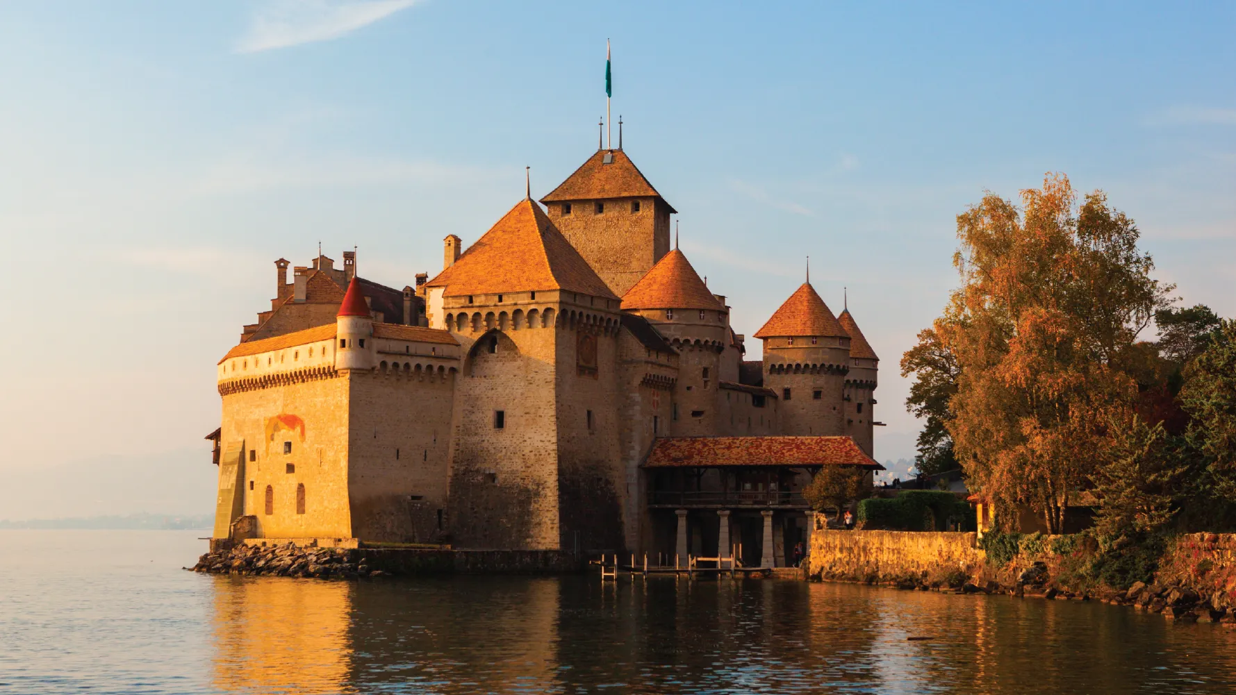 Discover history within Chillon Castle walls